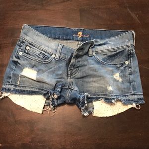 7 for all mankind shorts